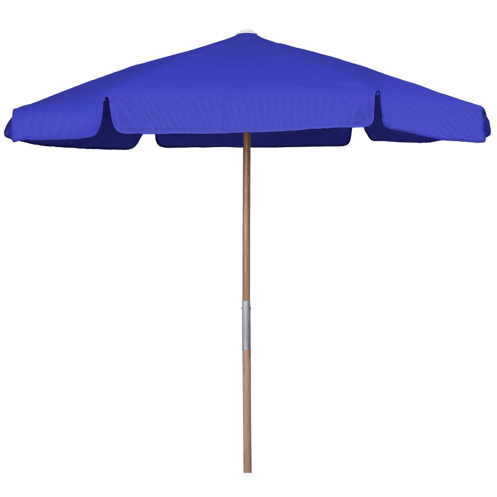 Fiberbuilt Umbrellas & Cushions 7BPU-6R-WDO-TX-Pacific Blue 7.5